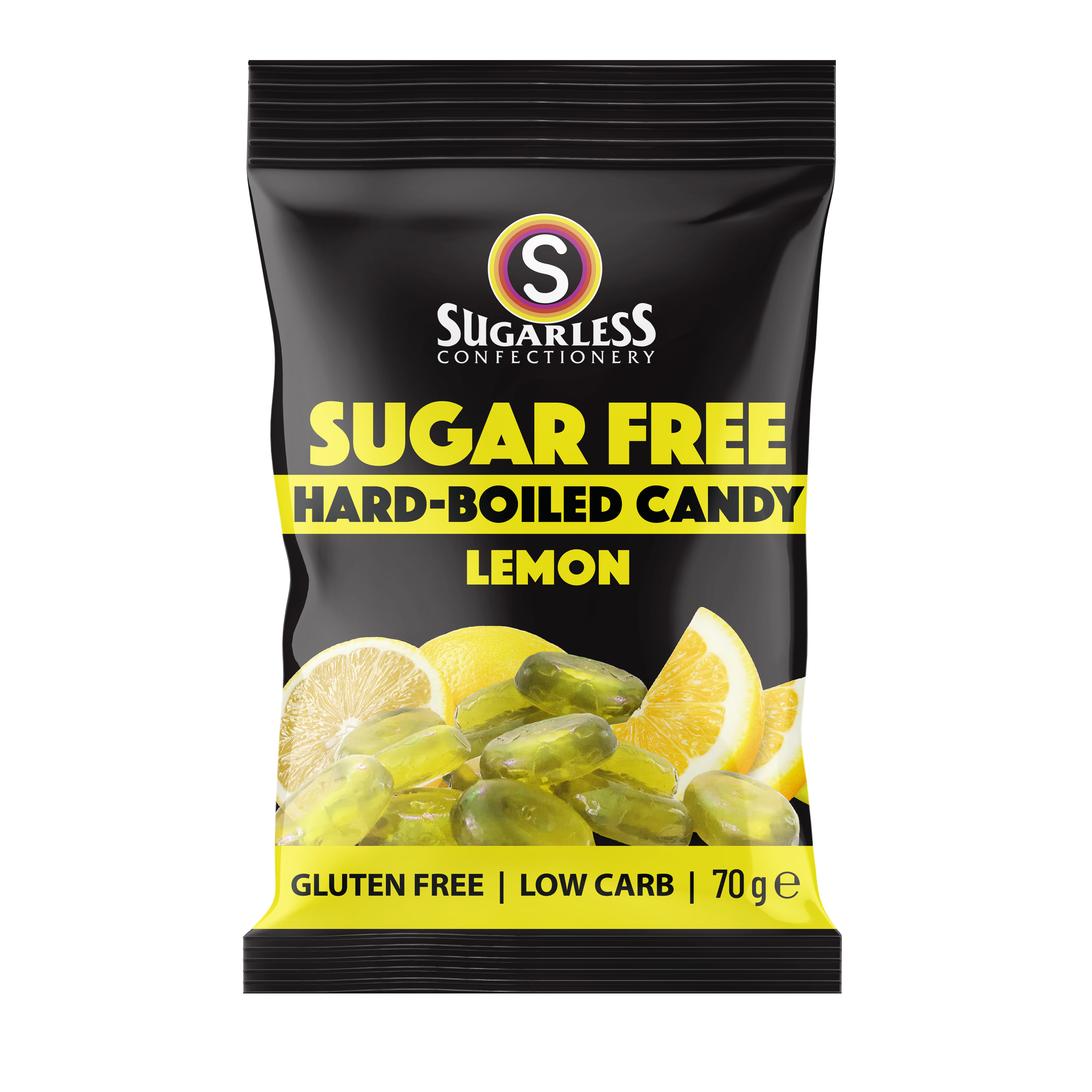 Lemon Aura Sugar Free Hard Boiled Candy