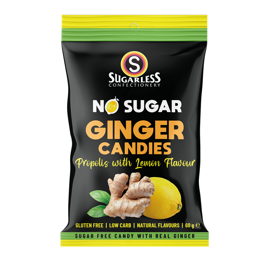 Propolis with Lemon flavour Ginger Candies