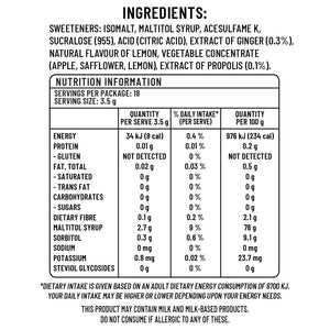 Propolis with Lemon flavour Ginger Candies